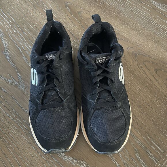 Skechers Lite Weight Womens Sneakers Size 6 Black SN59849BF Lace Up - Picture 3 of 7